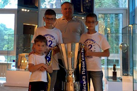 Excursion at Dynamo Stadium for kids from Crimea