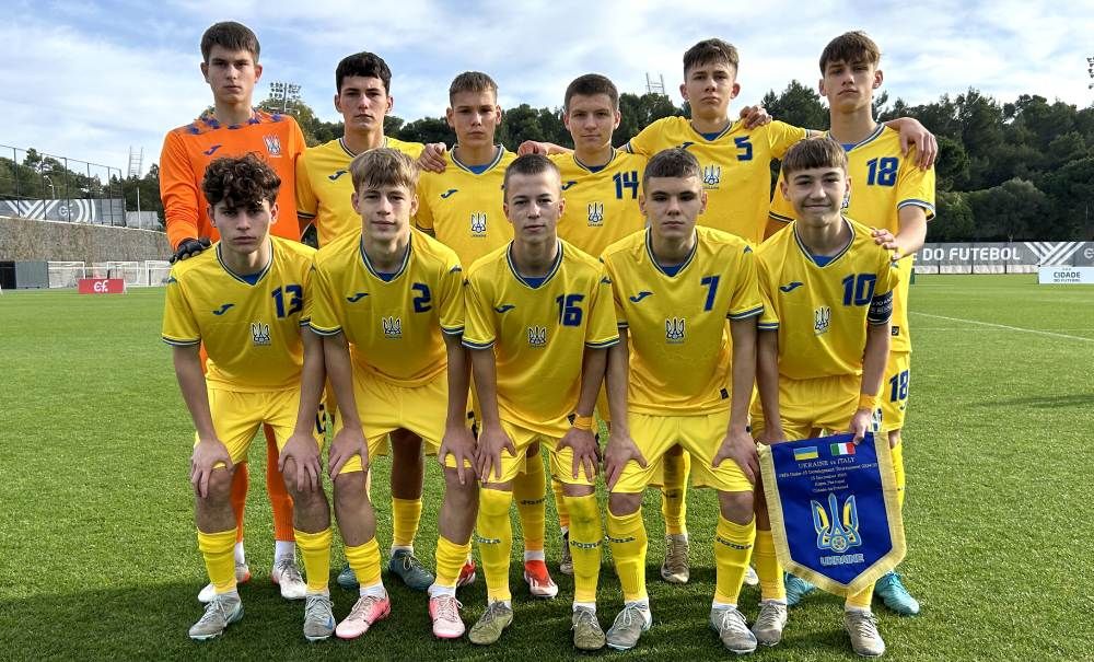 Юнацька збірна України U15 з динамівцями у складі переграла Італію на Турнірі розвитку УЄФА