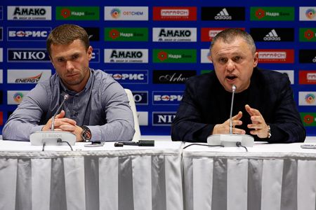 Press conference of Ihor SURKIS and Serhiy REBROV (+ VIDEO)