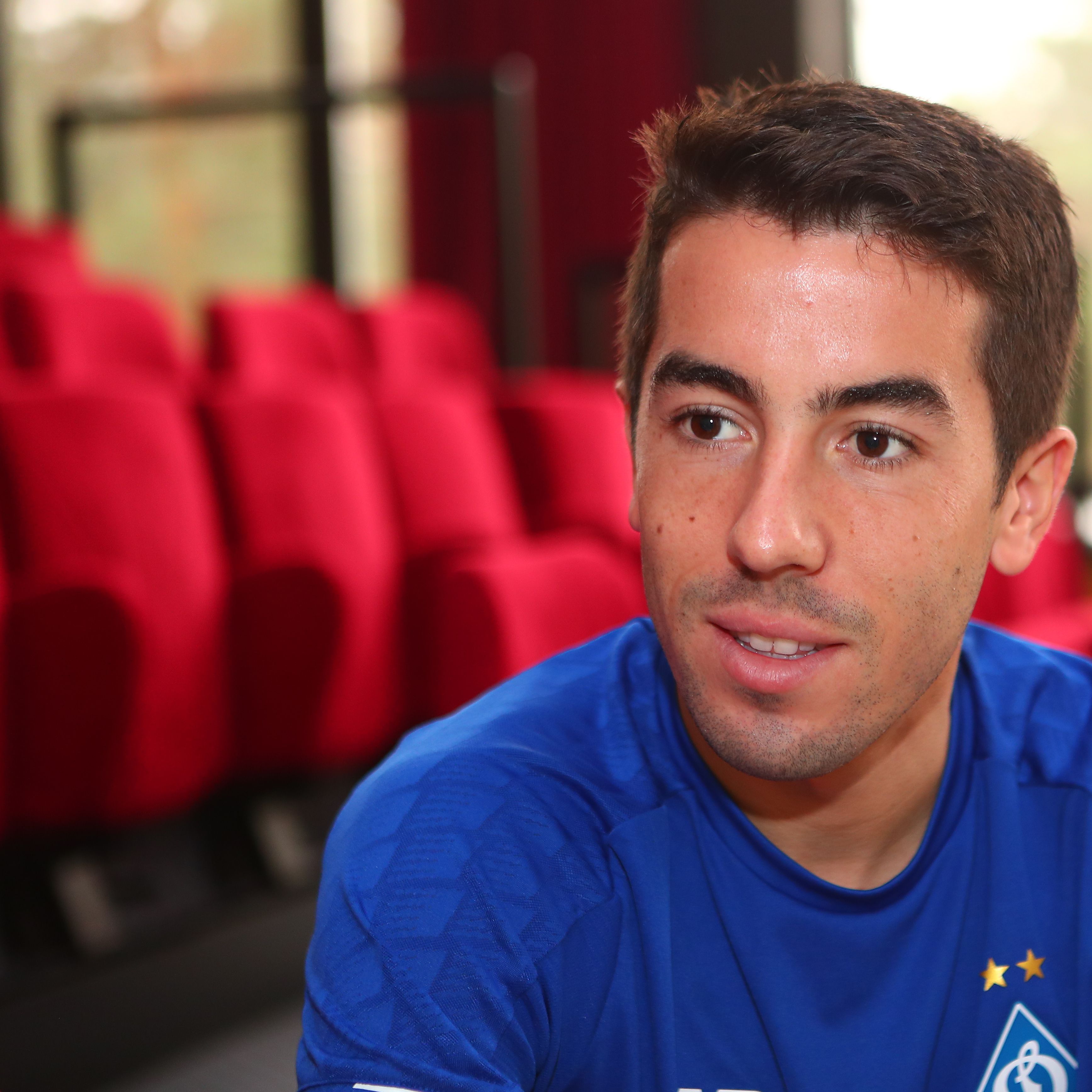 Dynamo vs Copenhagen. Before the game. A day with Carlos DE PENA