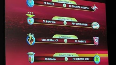 Dynamo face Braga in Europa League quarter final (updated)