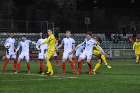 Ukraine U-21 with four Dynamo players face England