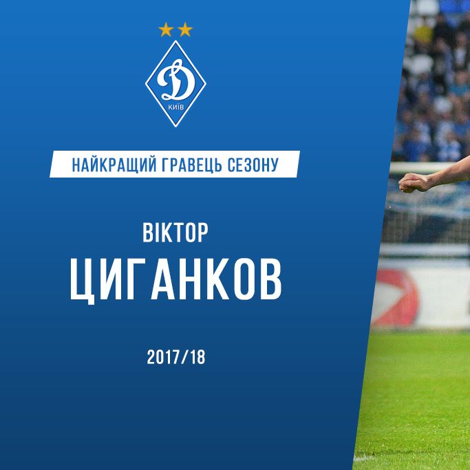 Viktor TSYHANKOV – Dynamo best player in 2017/18 season!