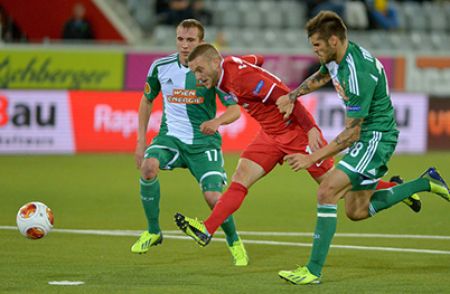 Dynamo next Europa League opponent Rapid Wien suffer narrow defeat