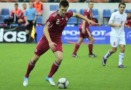 Latvia U-21 with Yagodynskis in their squad suffer defeat within Euro-2015 qualification