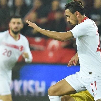 Dynamo players in a friendly against Turkey