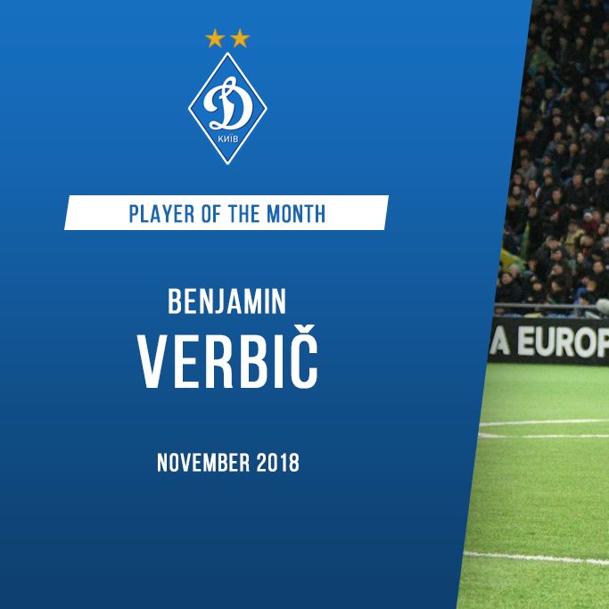 Benjamin VERBIC – Dynamo best player in November!