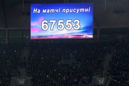 Dynamo and Olimpiyskyi set Europa League attendance record!