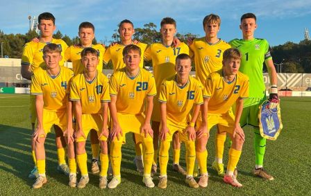 Семеро динамівців зіграли за збірну України U15 проти Португалії на Турнірі розвитку УЄФА