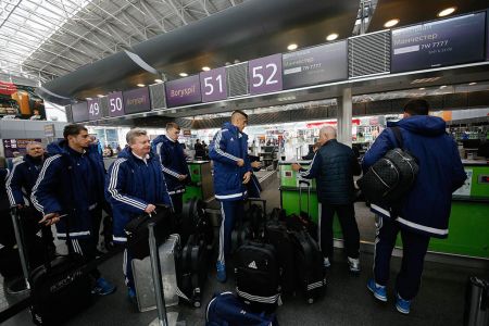 Photo report of Dynamo departure for Manchester on our Facebook