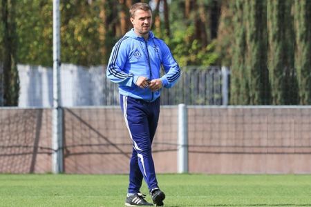 Dynamo getting ready for the match against Vorskla