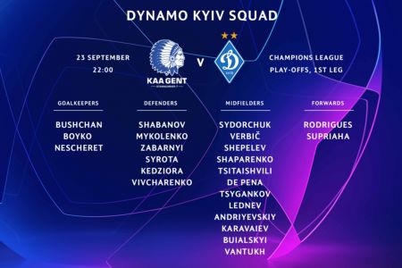 23 Dynamo players leave for Belgium