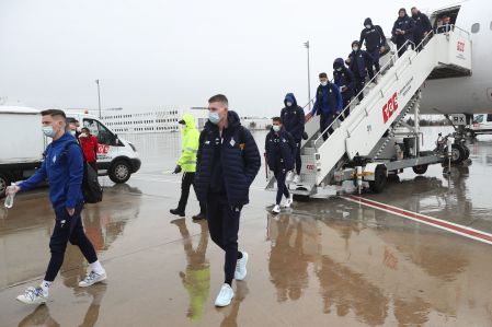 Dynamo arrive in Turkey