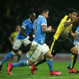 Manchester City grind out victory against Watford