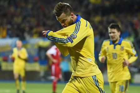 Ukraine flattens Luxembourg with all three goals netted by Andriy YARMOLENKO! + VIDEO