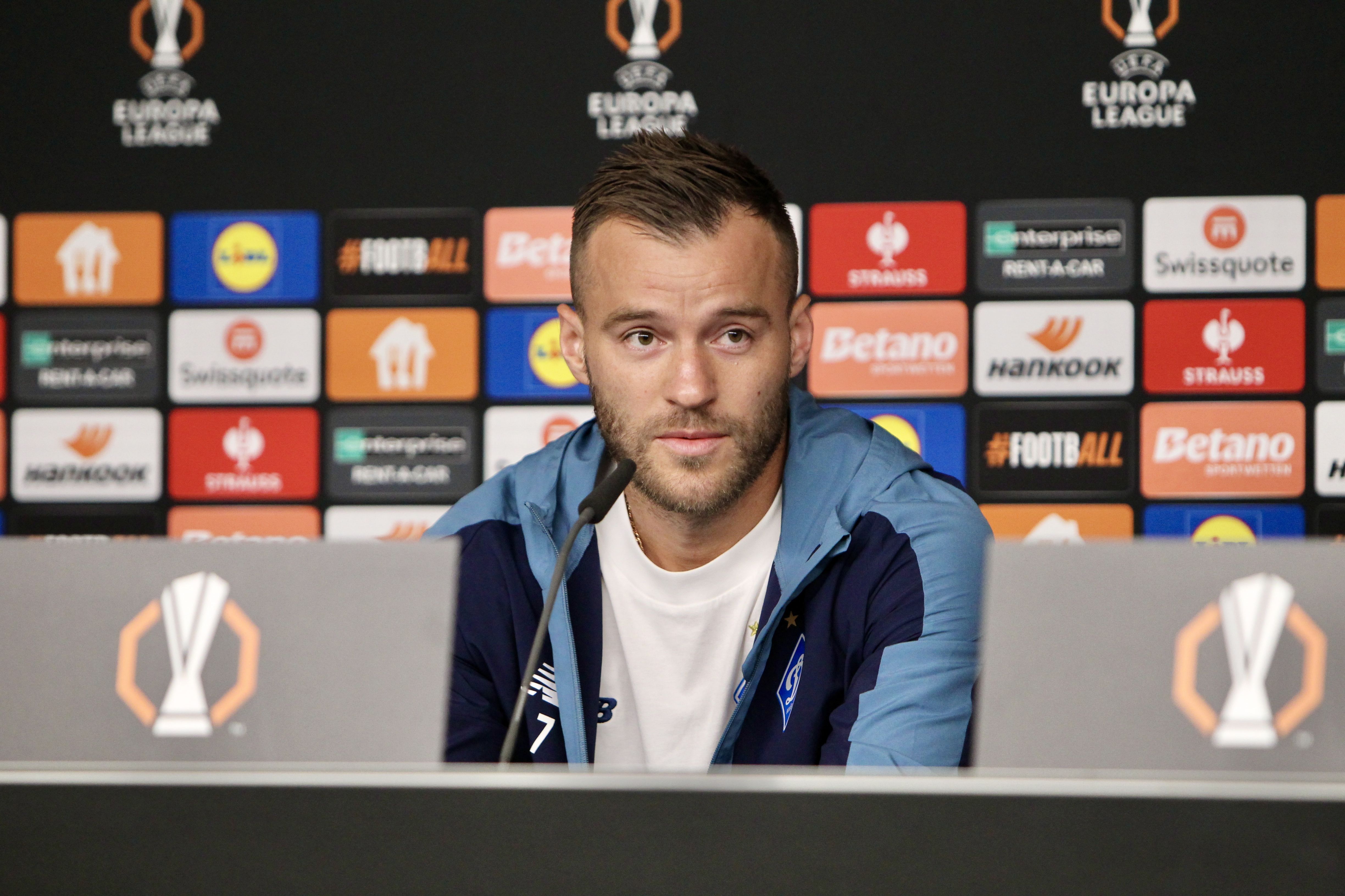 Andrii Yarmolenko: “Lazio are skillful tactically, play aggressive football”