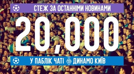 20 тисяч динамівців у Viber!