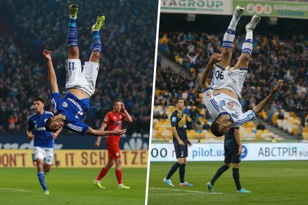 Younes Belhanda scores against Artem Kravets’ team