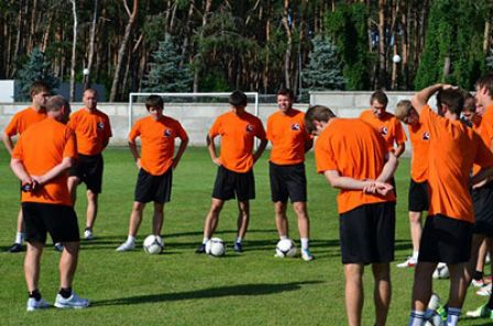 Shakhtar (S) have had a training session at Dynamo training complex