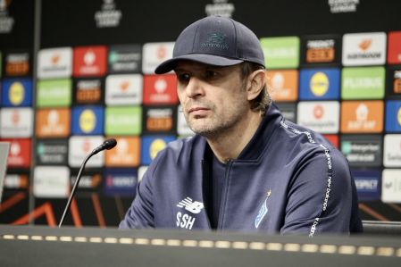 Real Sociedad – Dynamo – 3:0. Press conference of Oleksandr Shovkovskyi