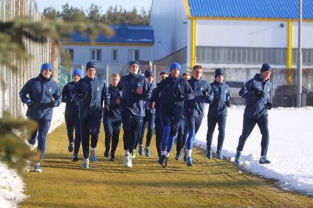 Фоторепортаж першого тренування динамівців у 2017 році