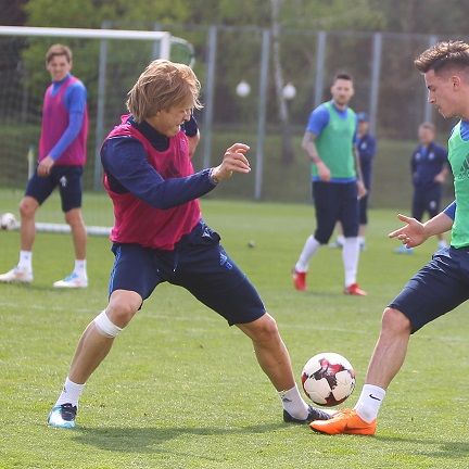 Preparations for the game against Vorskla