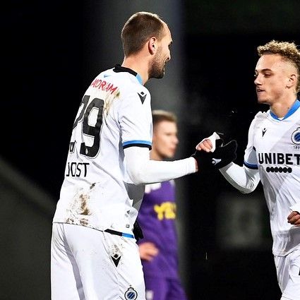 At opponent’s camp. Brugge lopsided away win