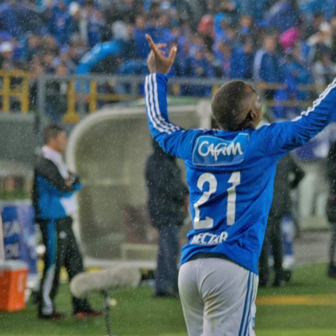 Andres ESCOBAR scores first goal for Millonarios!