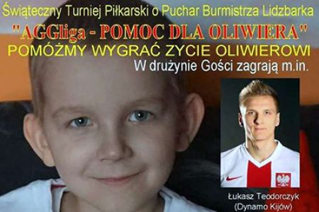 Lukasz TEODORCZYK takes part in fundraiser to help Oliwer