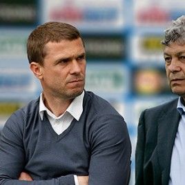 Before the final. Serhiy Rebrov vs Mircea Lucescu