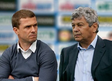 Before the final. Serhiy Rebrov vs Mircea Lucescu