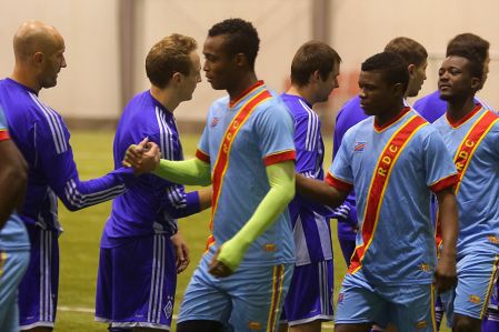 Friendly match of Dynamo fans and African students