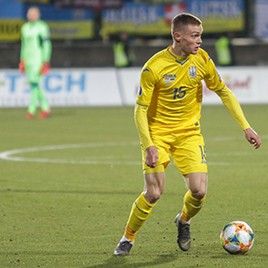 First assist of TSYHANKOV in Ukraine national team