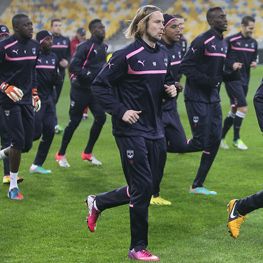 Dynamo Kyiv and Girondins de Bordeaux held open training sessions at Olimpiyskiy