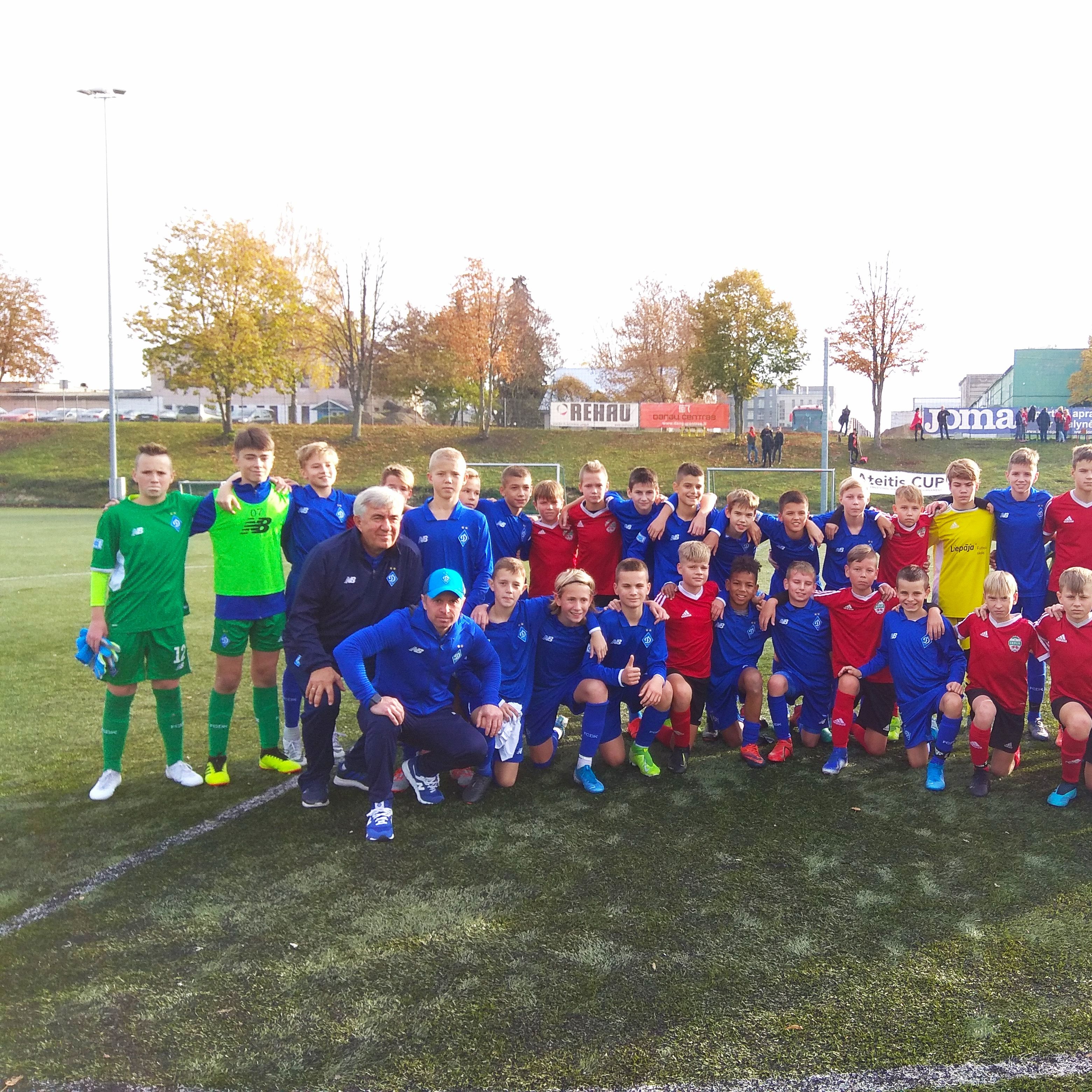 Ateitis Cup. «Динамо» U13 перемогло латвійську «Лієпаю»  та вийшло у чвертьфінал