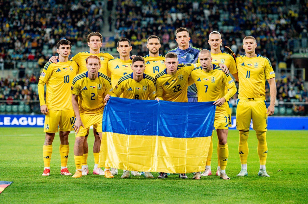 Shaparenko and Tymchyk perform for Ukraine against Czech Republic in the Nations League