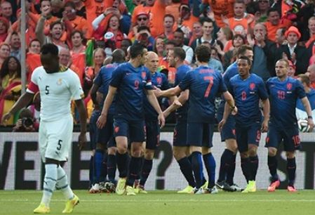 Netherlands with LENS are victorious over Ghana