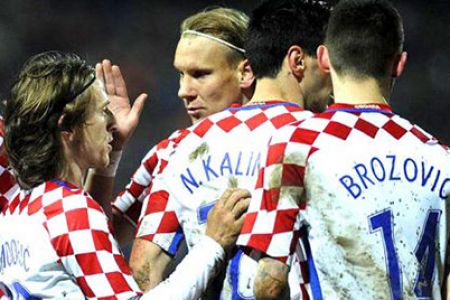 Croatia with Domagoj Vida defeat Israel