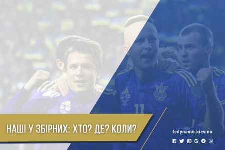 Динамівці у збірних: хто, де, коли