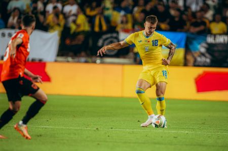 Six Dynamo players perform for Ukraine against Albania