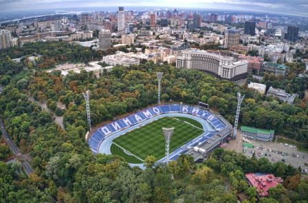 Match against Vorskla at the Dynamo Stadium