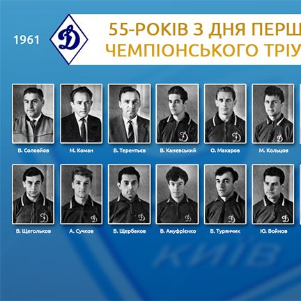 Команді «Динамо» (Київ) – чемпіону СРСР 1961 року!