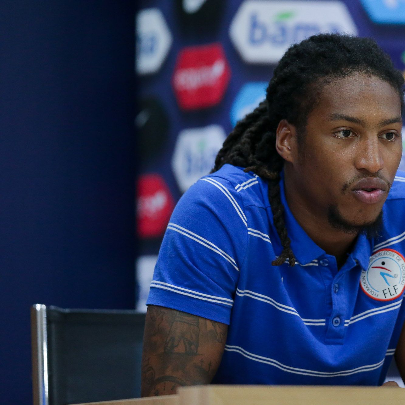 Gerson Rodrigues performs for Luxembourg against Norway
