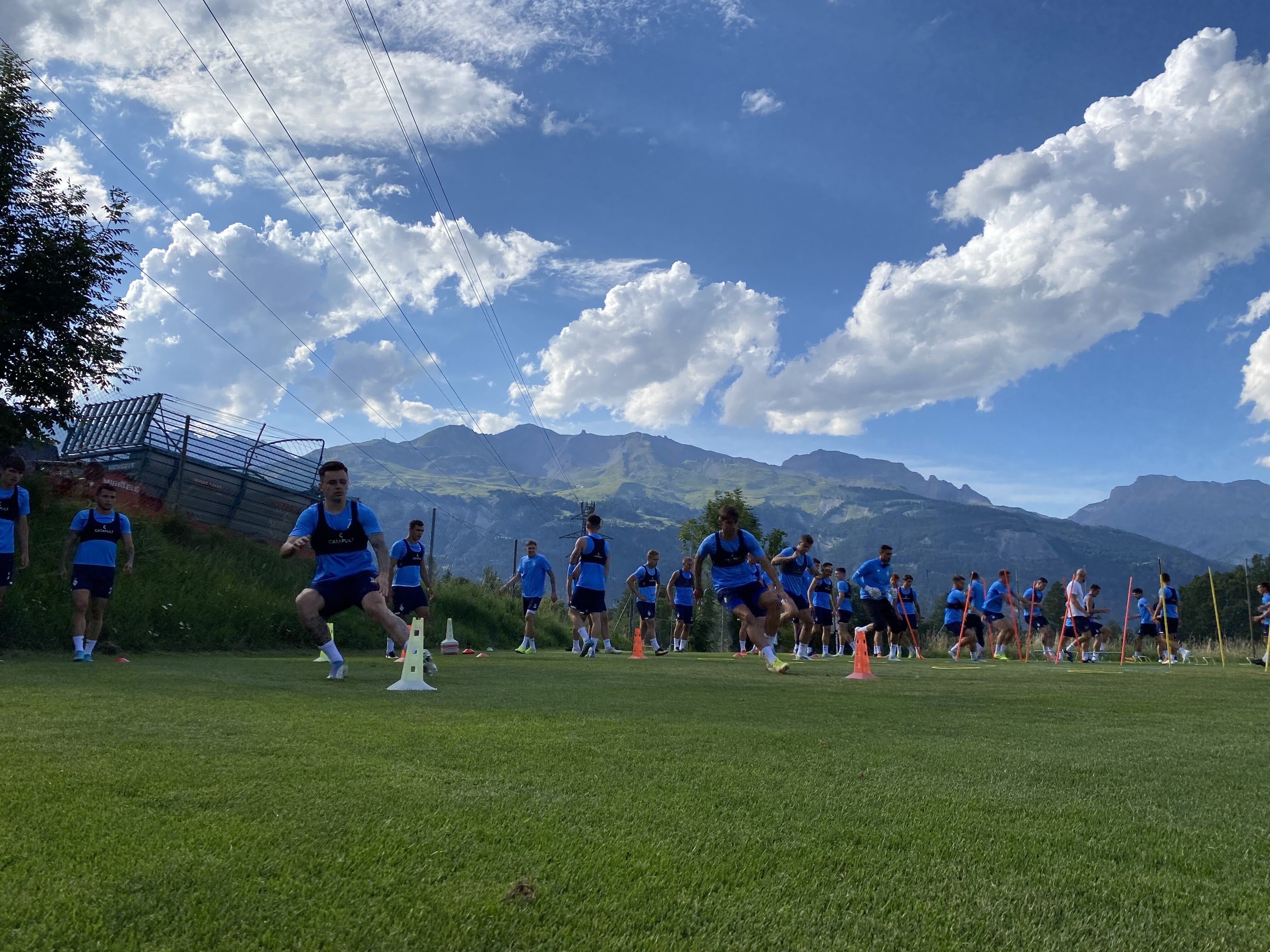 Dynamo session before the game against Young Boys