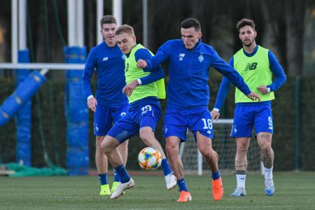 Dynamo at the training camp: pre-match session