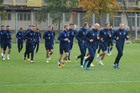 Відкрите тренування перед грою зі «Скендербеу»