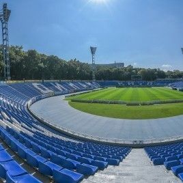 Match against Olimpik at Dynamo Stadium named after Valeriy Lobanovskyi