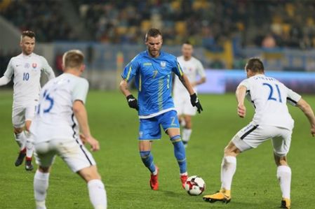 Ukraine comeback against Slovakia