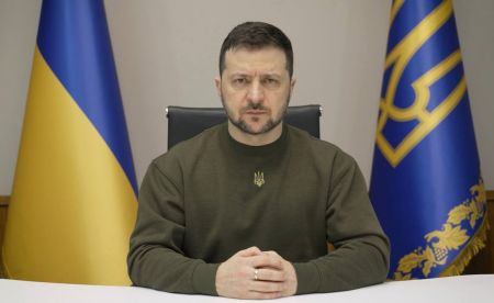 Any neutral flag of Russian athletes is stained with blood – address of the President of Ukraine