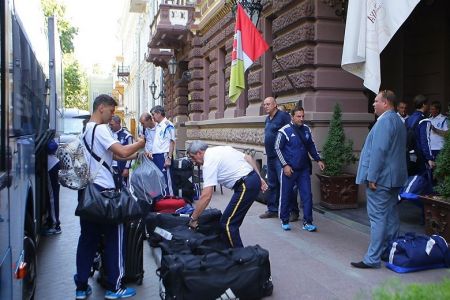 Dynamo arrive in Odesa for Ukrainian Super Cup